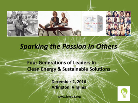 Four Generations of Leaders in Clean Energy & Sustainable Solutions Awards and Holiday Event